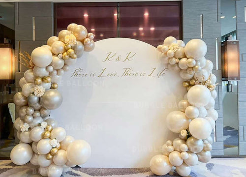 絲花氣球鏈婚禮佈置套裝