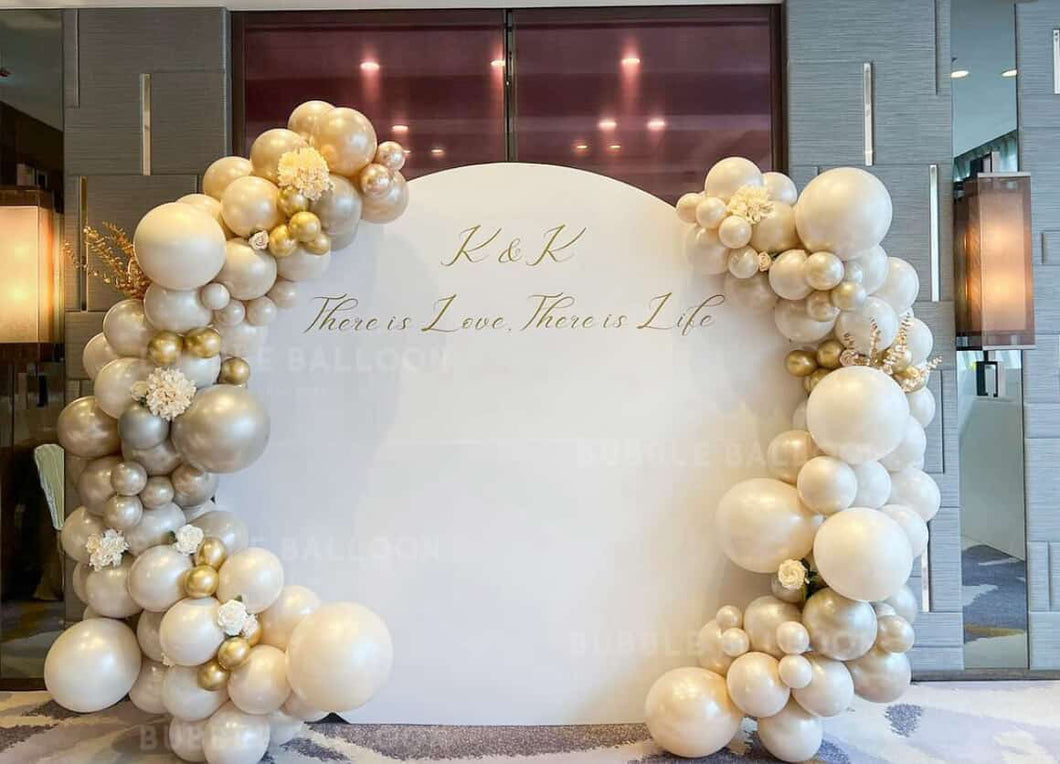 絲花氣球鏈婚禮佈置套裝