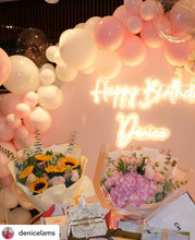 Load image into Gallery viewer, 霓虹燈背景板生日佈置套裝