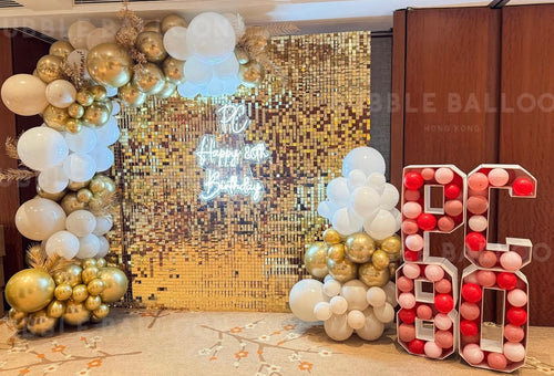 Gold Shimmer Wall 佈置套裝 2