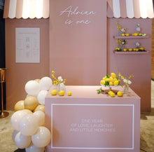Load image into Gallery viewer, 🍋【法式浪漫】煙粉紅檸檬小店主題佈置套餐 | Dusty Pink Lemon Boutique Backdrop Set ✨