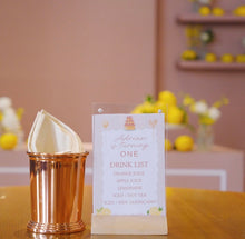 Load image into Gallery viewer, 🍋【法式浪漫】煙粉紅檸檬小店主題佈置套餐 | Dusty Pink Lemon Boutique Backdrop Set ✨