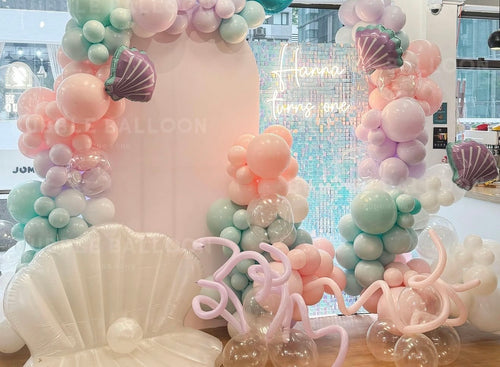 美人魚生日佈置套裝