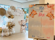 Load image into Gallery viewer, Gender Reveal 熊仔主題佈置套裝