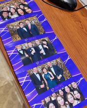 Load image into Gallery viewer, IWIRC 晚宴 Photo Booth 即場印相成品，紫色活動相框及賓客合照