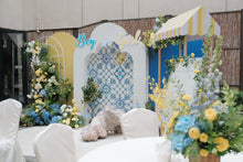 Load image into Gallery viewer, 宴會桌前望向 Baby Shower 主背景