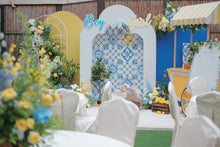 Load image into Gallery viewer, 藍黃白 Baby Shower 宴會現場